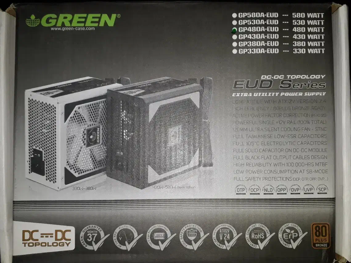 پاور(power) GP480A-EUD Green و GP400A-ECO|قطعات و لوازم جانبی رایانه|شیراز, فرهنگ شهر|دیوار
