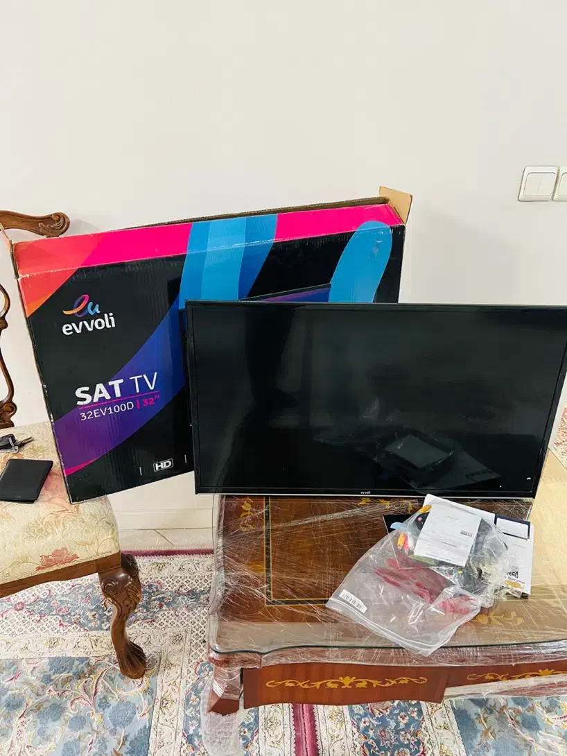 تلویزیون ایولی/ 32اینچ/ درحدنو|تلویزیون و پروژکتور|اندیشه, اندیشه فاز ۴|دیوار