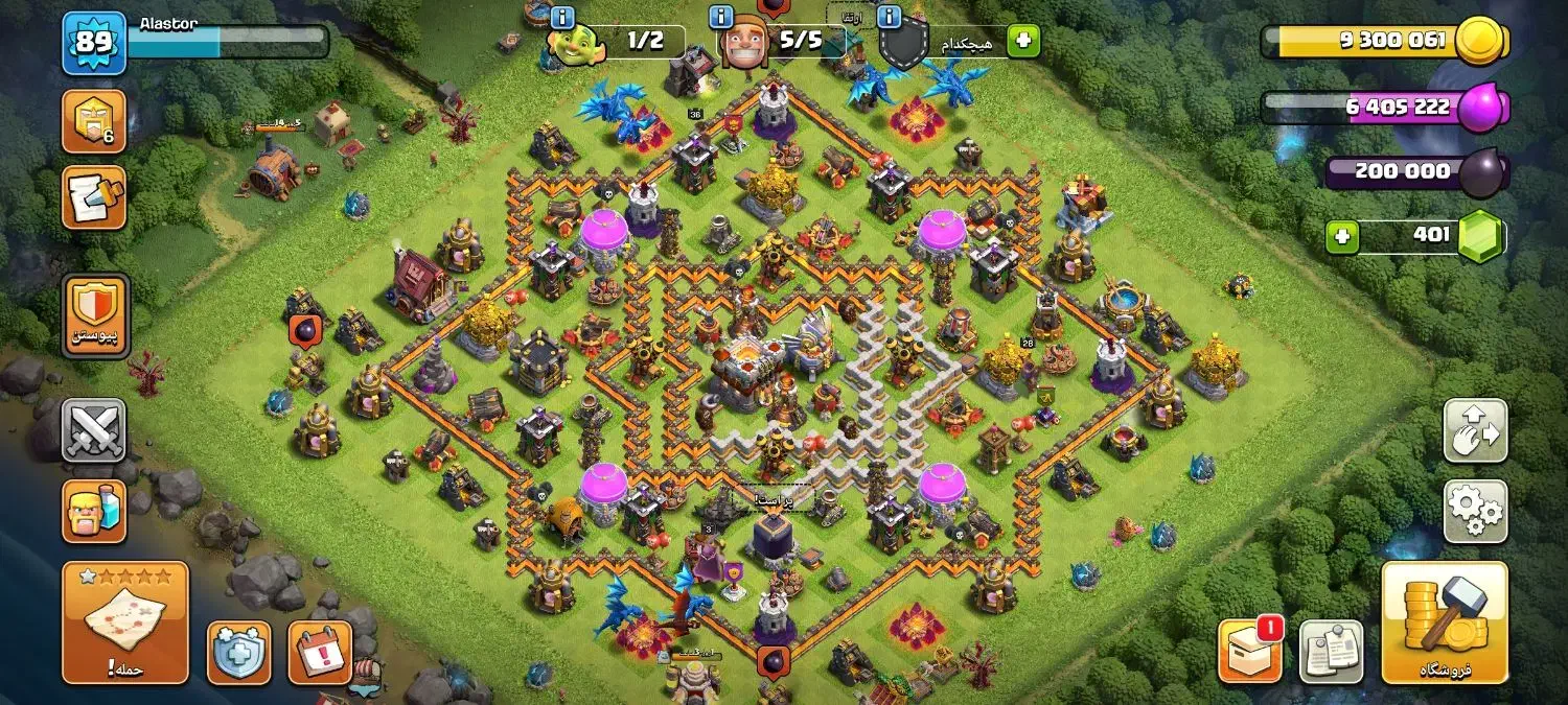 کلش آف کلنز تان ۱۱|کنسول، بازی ویدئویی و آنلاین|سقز, |دیوار