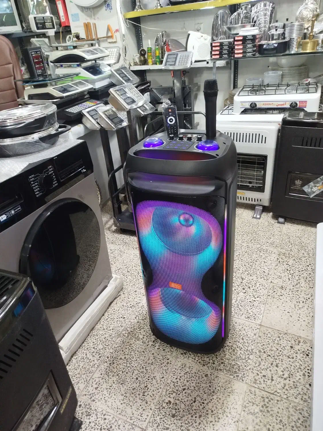 اسپیکر شارژی برق مستقیم پر قدرت|پخشکننده همراه|شاهرود, |دیوار