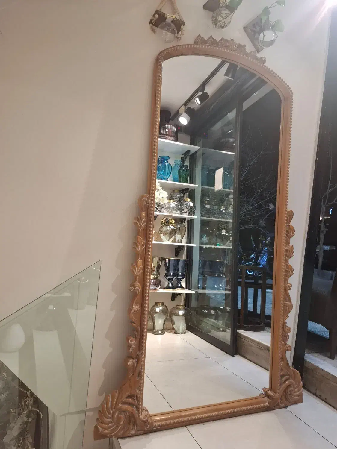 قاب آئینه تمام چوب ایتالیا (( نو ))|بوفه، ویترین، کنسول|تهران, علم و صنعت|دیوار