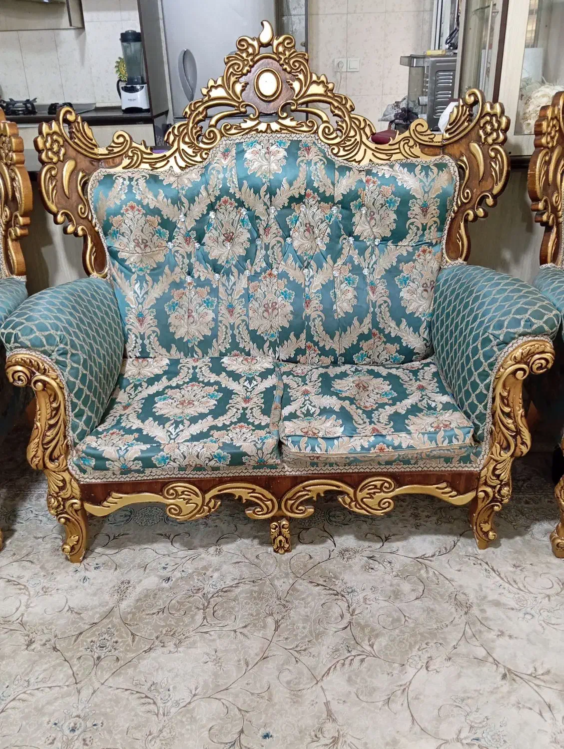 مبل کارکرده طرح سلطنتی|مبلمان خانگی و میز عسلی|تهران, کیانشهر|دیوار