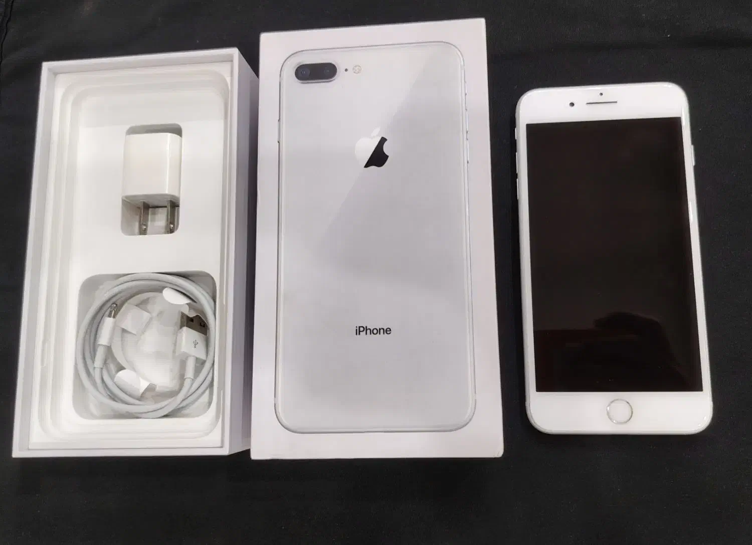 آیفون 8plus، باطری 100 بسیار نو|موبایل|تهران, علم و صنعت|دیوار