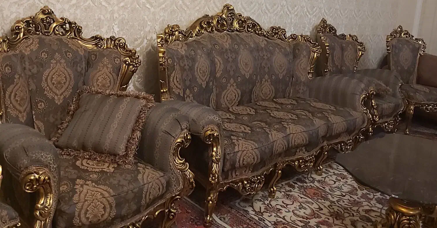 مبل سلطنتی|مبلمان خانگی و میز عسلی|تهران, جنت‌آباد مرکزی|دیوار