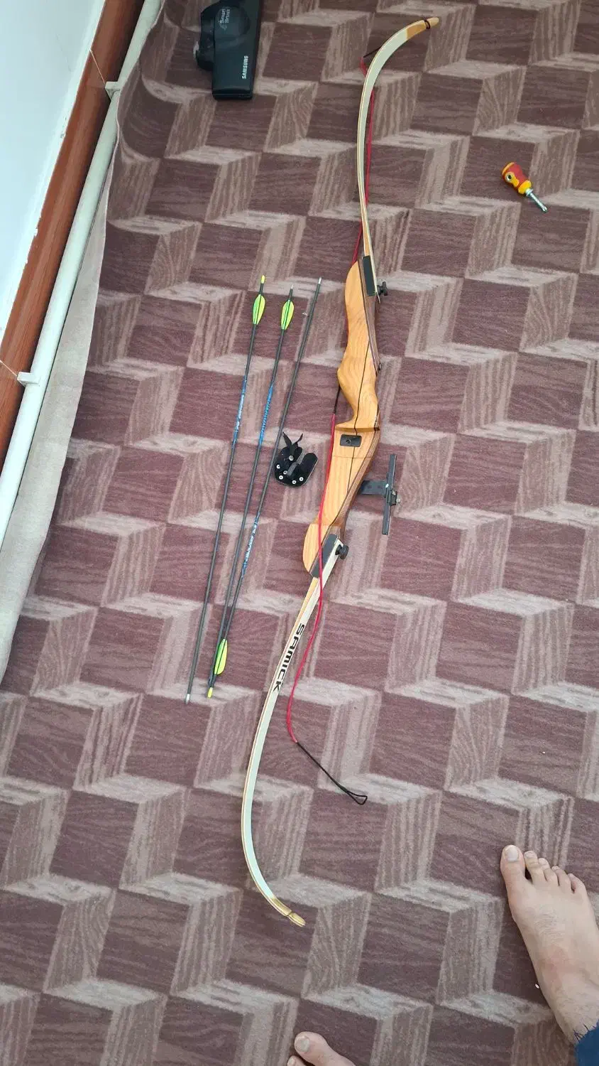 کمان ریکرو سامیک|تجهیزات ورزشی|تکاب, |دیوار