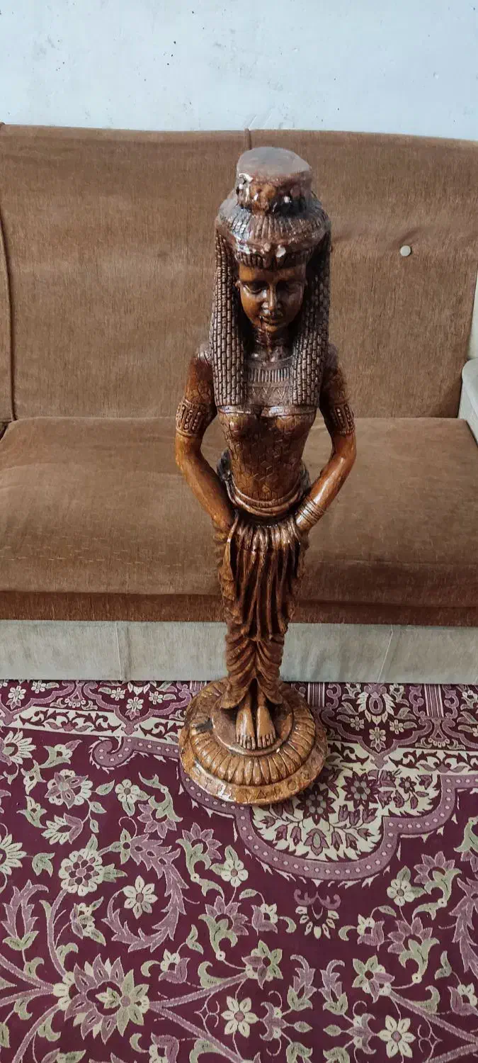 مجسمه زن مصری|مجسمه، تندیس، ماکت|بندرعباس, |دیوار