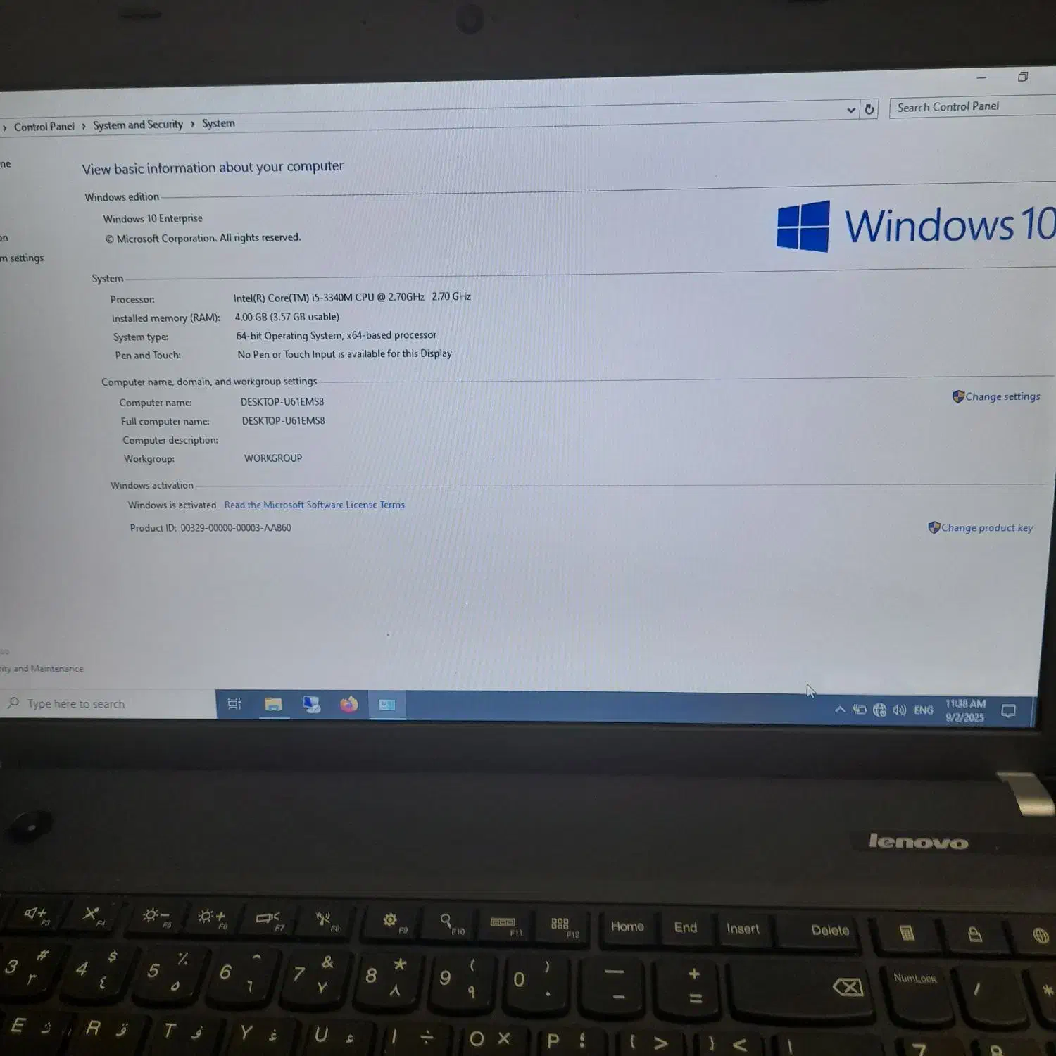 لپ تاپ لنوو core i5|رایانه همراه|نیشابور, مدرس|دیوار