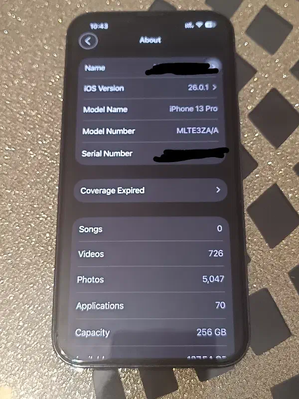 ایفون 13 پرو zaa 256 گارانتی دار عتیقه|موبایل|سنندج, |دیوار