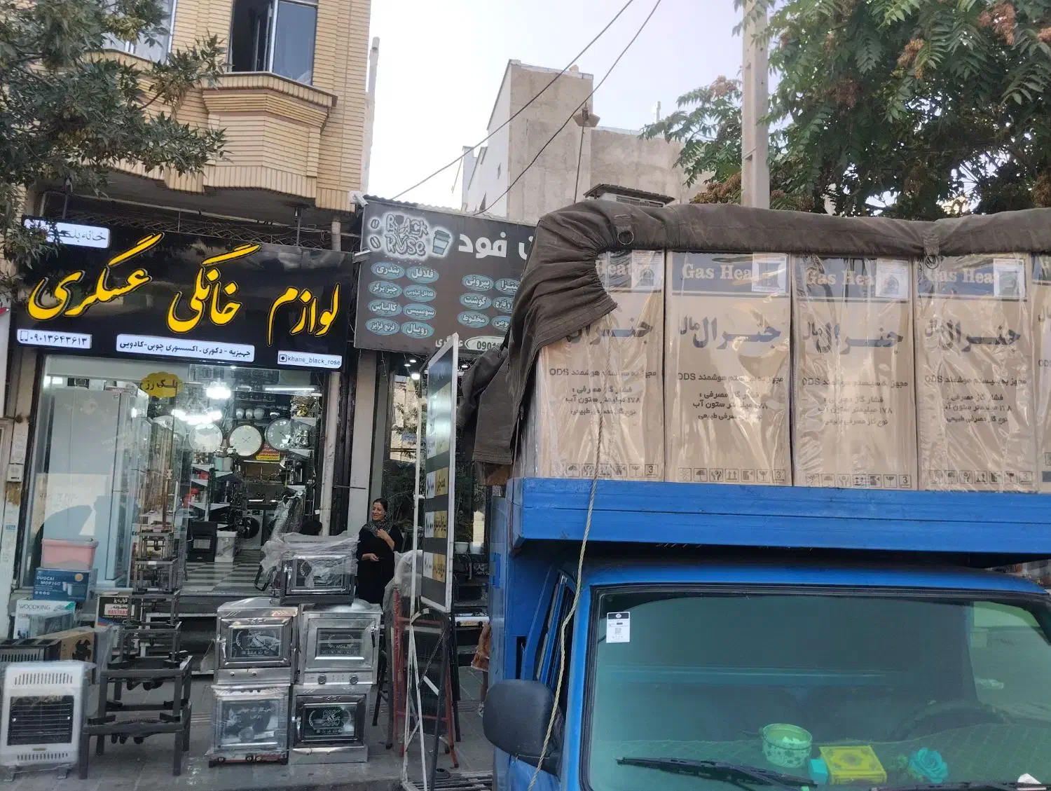 بخاری ۲۴هزار ارنست در دورنگ سفید و مشکی|بخاری، هیتر، شومینه|ابهر, |دیوار