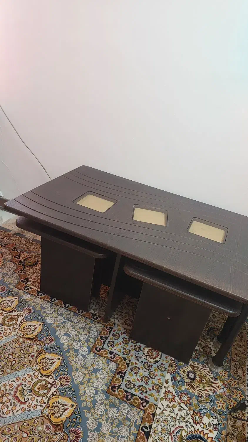 میز عسلی چوبی 4تایی|میز و صندلی غذاخوری|پردیس, فاز ۳|دیوار