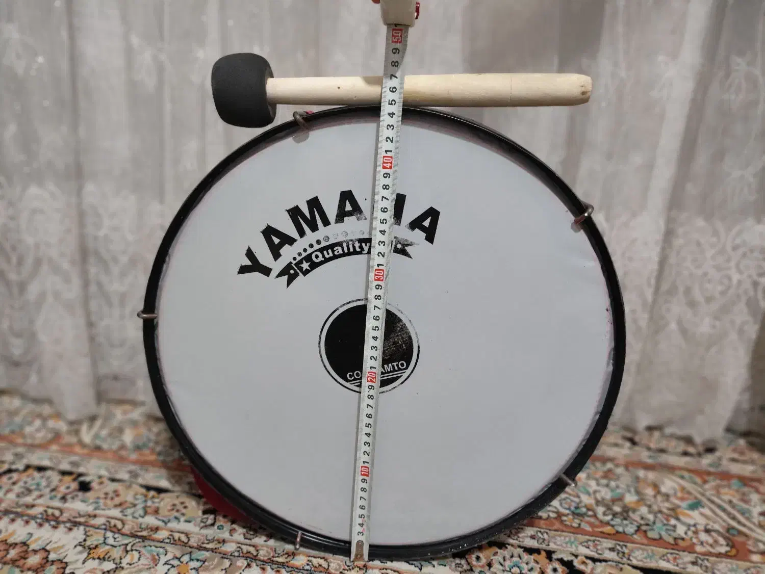 طبل یاماها با قطر 45سانتیمتر، نصف قیمت|درام و پرکاشن|خرم‌آباد, |دیوار