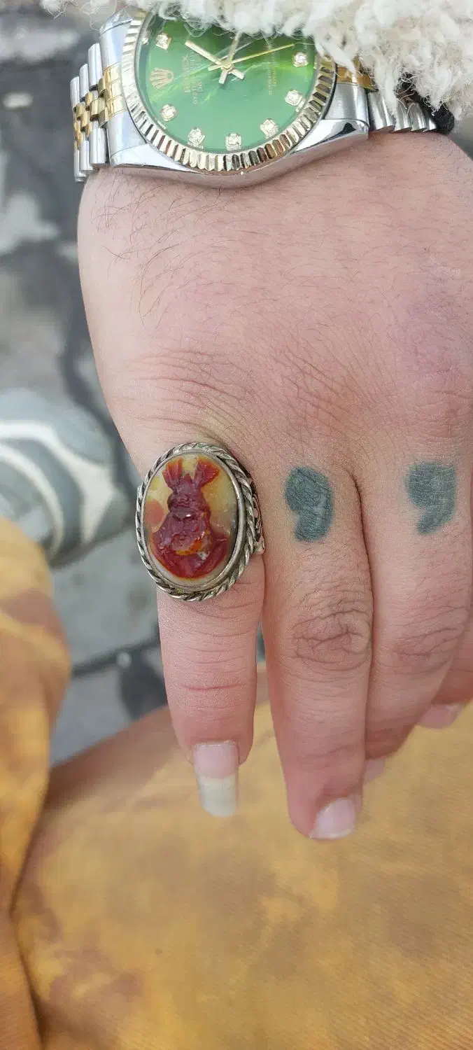 انگشتر رخ|کلکسیون اشیاء عتیقه|کرمان, |دیوار