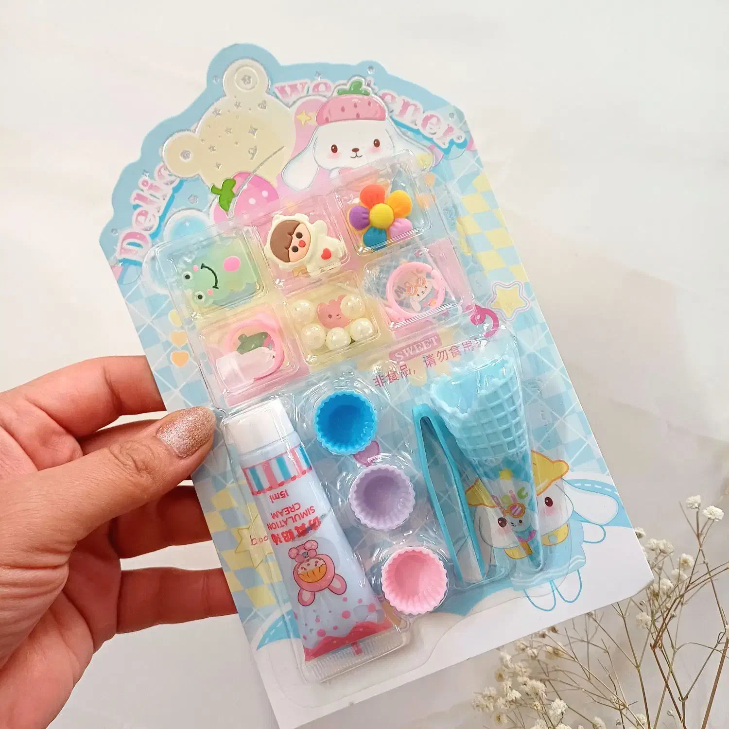 پک کاردستی چسب خامه ای بستنی و کاپ‌کیک عمده و تک|اسباب‌‌بازی|قم, بکایی|دیوار