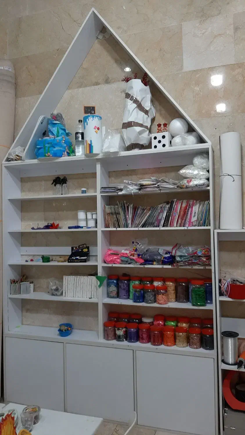 دکور کمد|کتابخانه، شلف، قفسه‌های دیواری|گرمدره, |دیوار