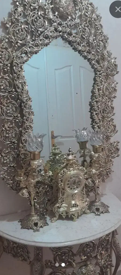 آینه شمعدان|بوفه، ویترین، کنسول|تبریز, |دیوار