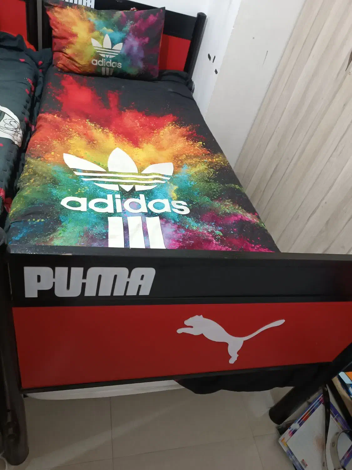 تخت خواب نوجوان هم دو طبقه میشه هم تکی تکی|تخت و سرویس خواب|اصفهان, ملکشهر|دیوار