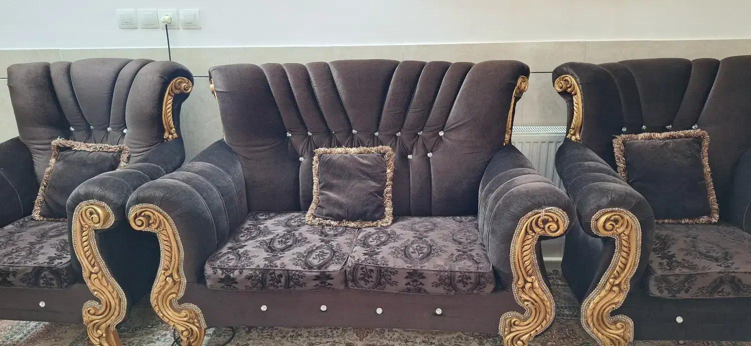 مبل ۷نفره|مبلمان خانگی و میز عسلی|کاشان, فاز ۲ ناجی آباد|دیوار