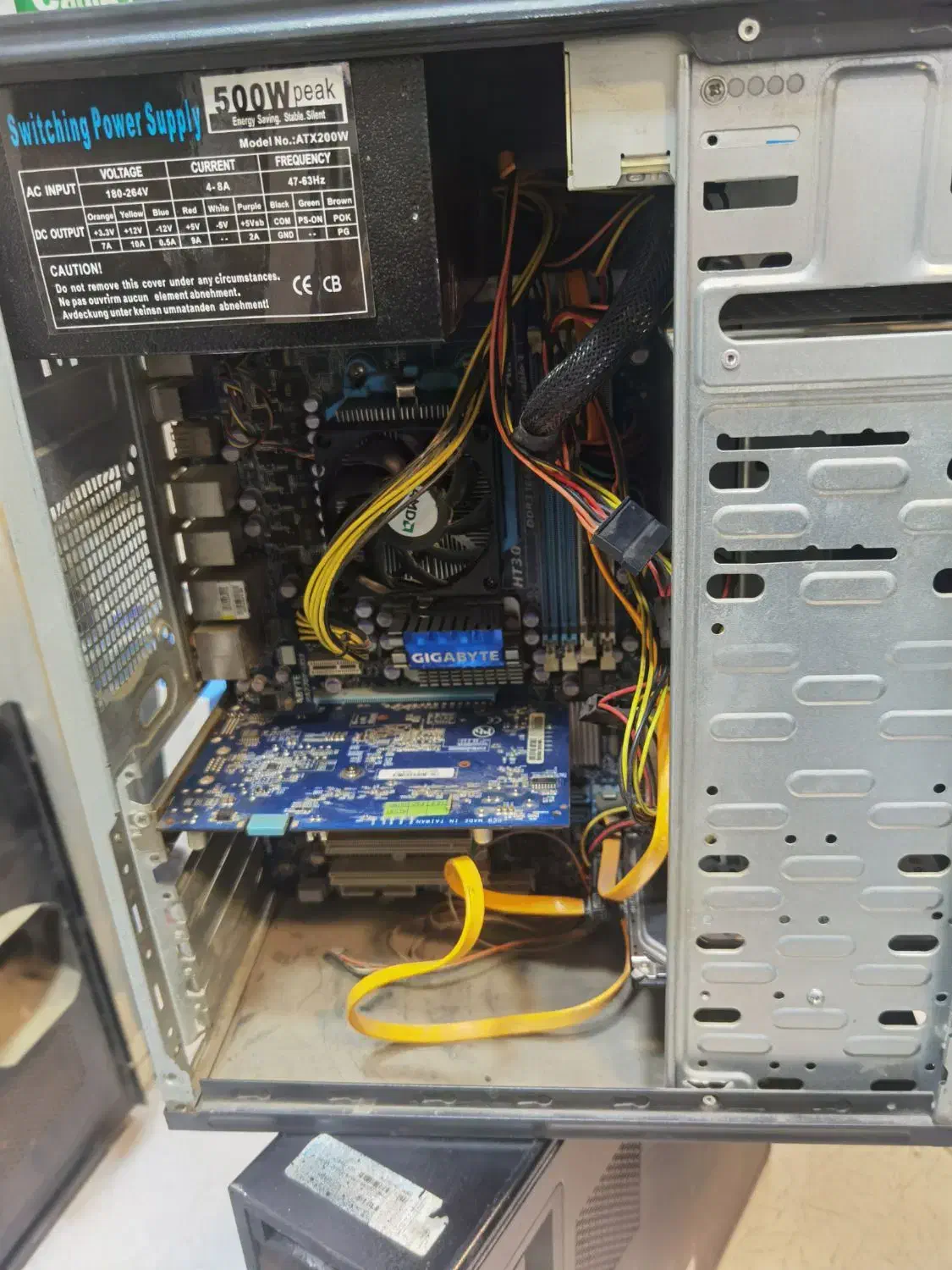 4 عدد کیس با مانیتور 17 led هارد 500 ،ddr3|رایانه رومیزی|کرج, کرج نو|دیوار