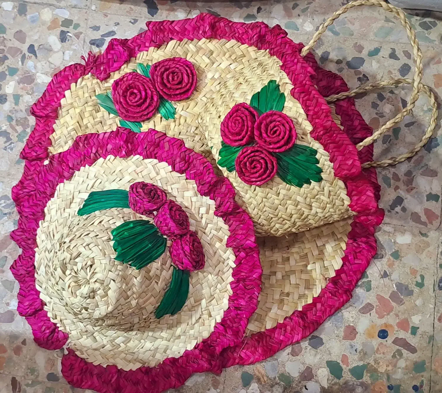 ست حصیری خوشگل و خاص پسند|صنایع دستی و سایر لوازم تزئینی|کومله, |دیوار