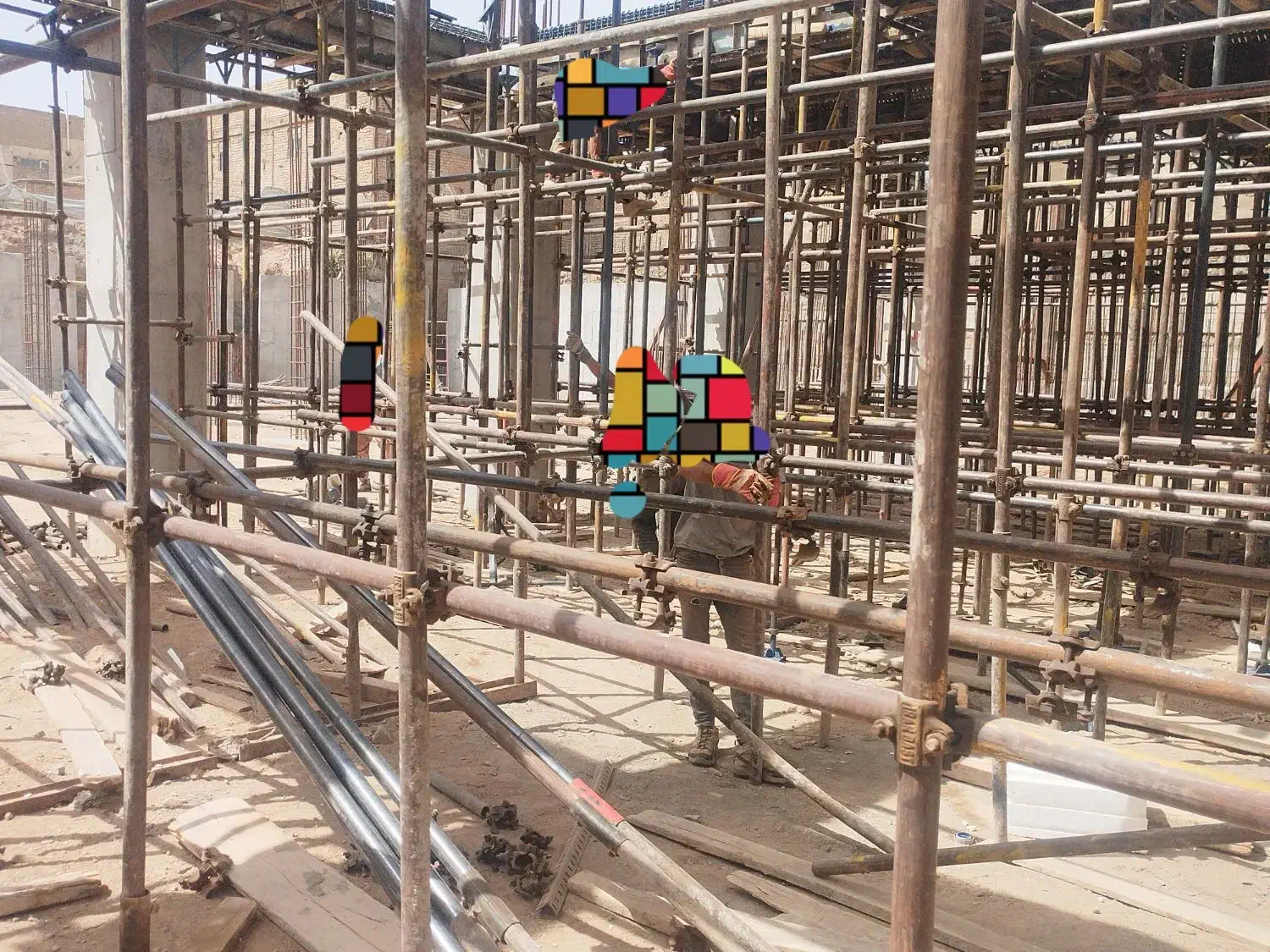 داربست فلزی|خدمات پیشه و مهارت|قم, نیروگاه|دیوار