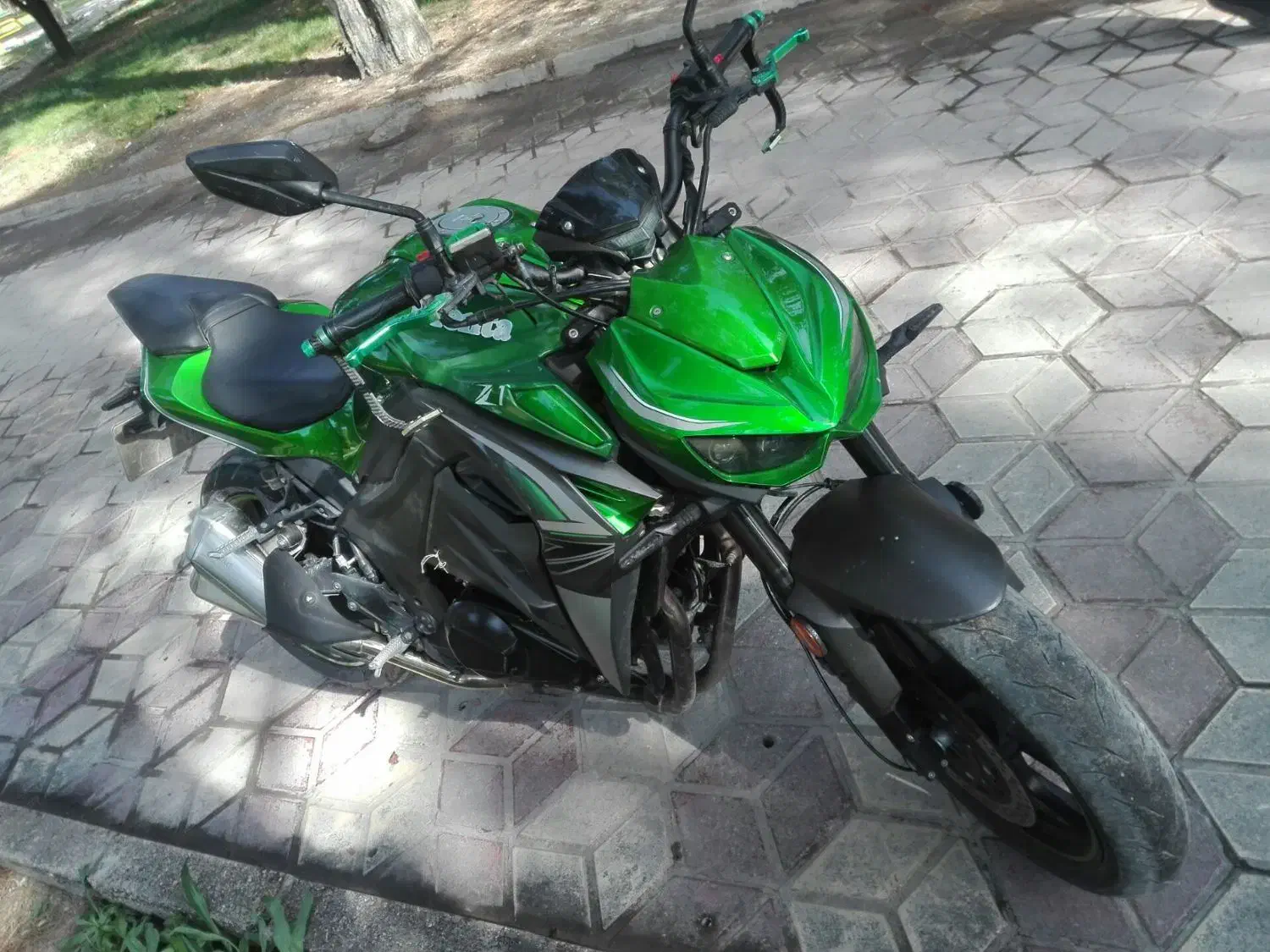 موتورسیکلت بلنتا طرح کاوازاکی ۱۰۰۰|موتورسیکلت|شیراز, فرگاز|دیوار