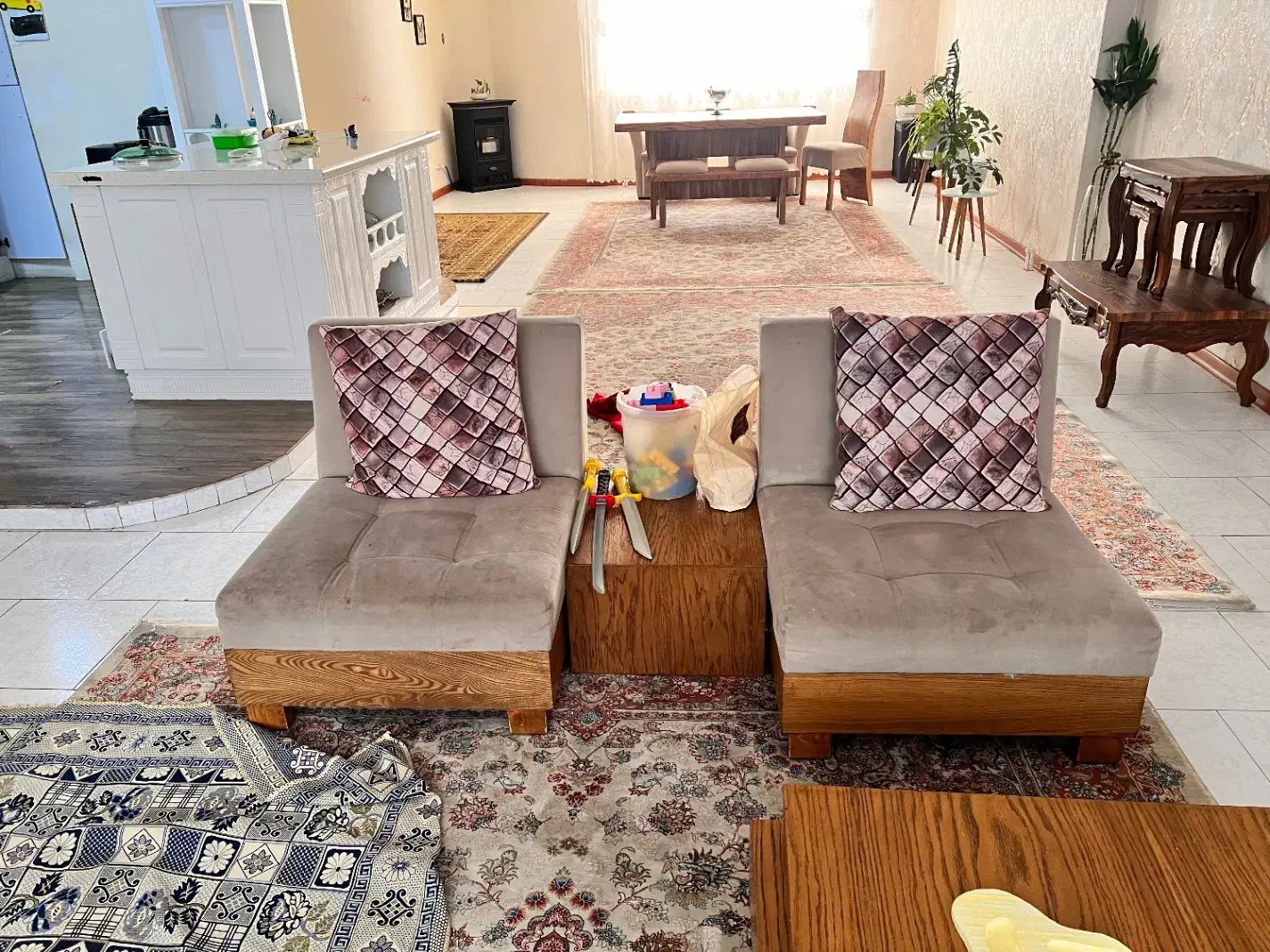 مبل راحتی و میز ناهارخوری|مبلمان خانگی و میز عسلی|مشهد, صیاد شیرازی|دیوار