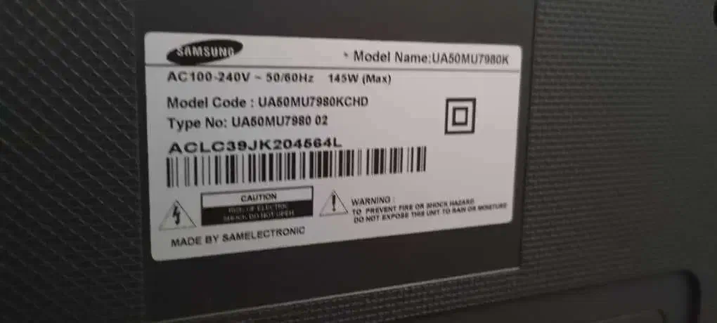 فروش تلویزیون فور کی پنجاه اینچ در حد نو ی نو|تلویزیون و پروژکتور|کلاچای, |دیوار