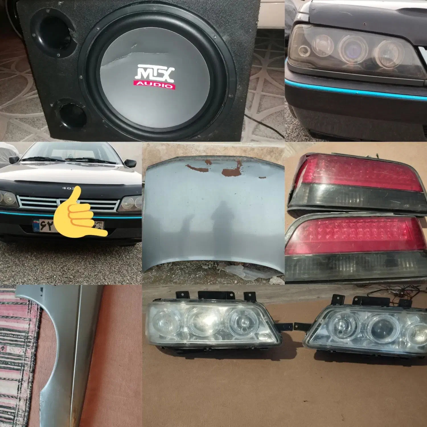 چراغ اسپرت گلگیر کاپوت ساب mtx|قطعات یدکی و لوازم جانبی|رباطکریم, انجم آباد|دیوار