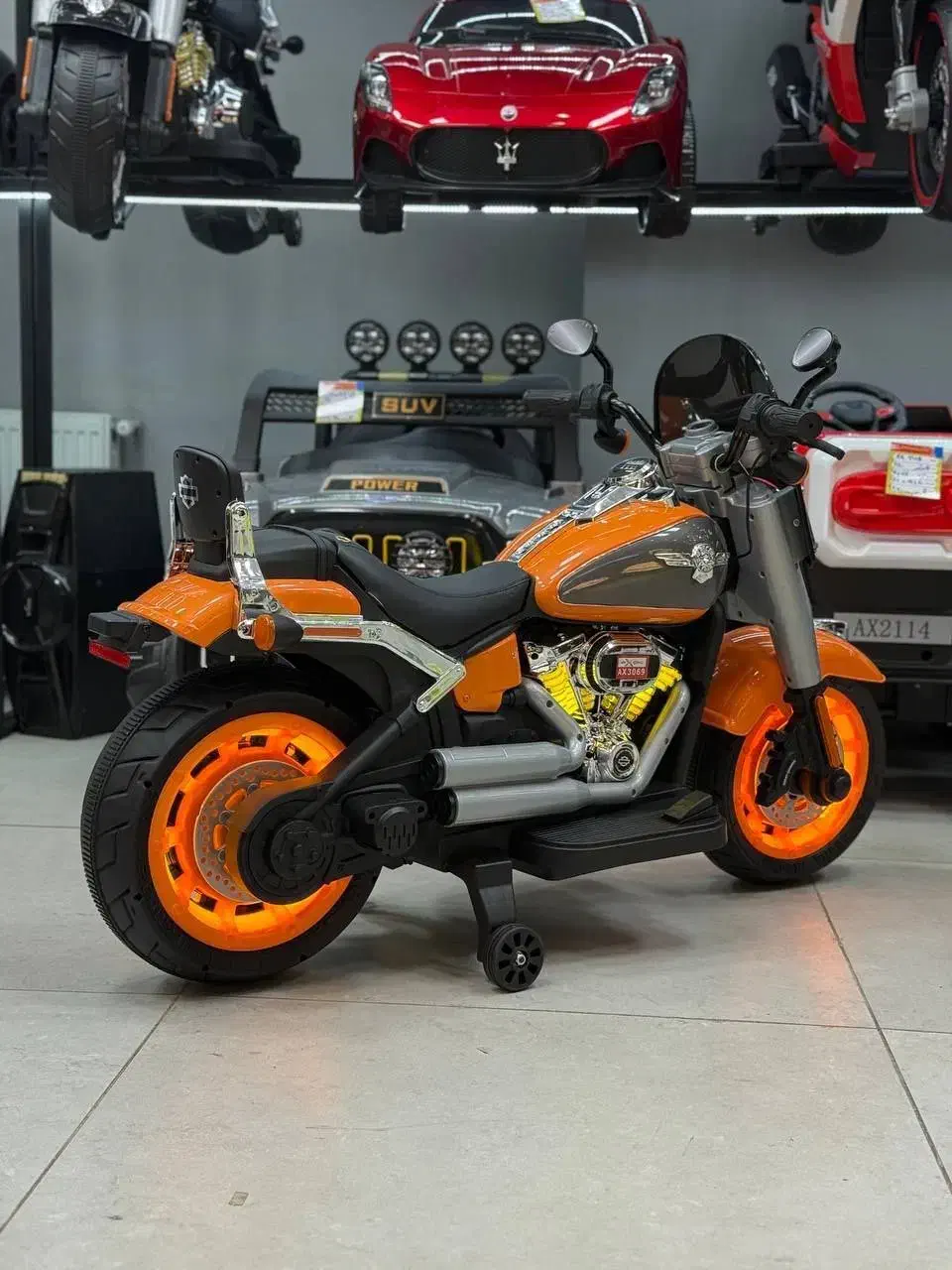 موتور شارژی هارلی کد 3069 آکسون اقساطی|اسباببازی|رشت, دیلمان|دیوار