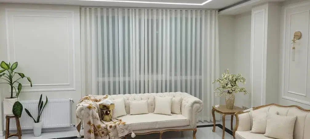 پرده پانچ نصاب مینیمال پلیسه کارگاه|پرده، رانر، رومیزی|شیراز, شهرک ایثار|دیوار