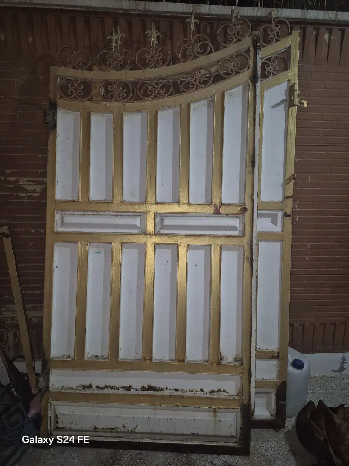 درب حیاط دو لنگه سنگین|مصالح و تجهیزات ساختمان|اهواز, شهرک شهید عباس پور|دیوار