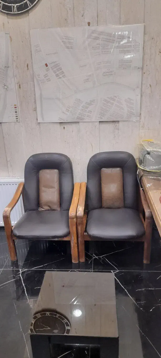 صندلی اداری چوب|مبلمان اداری|قزوین, |دیوار