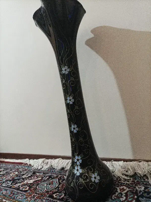 گلدان شیشه ای کنار سالنی 80 سانتی|صنایع دستی و سایر لوازم تزئینی|پردیس, فاز ۱۱|دیوار