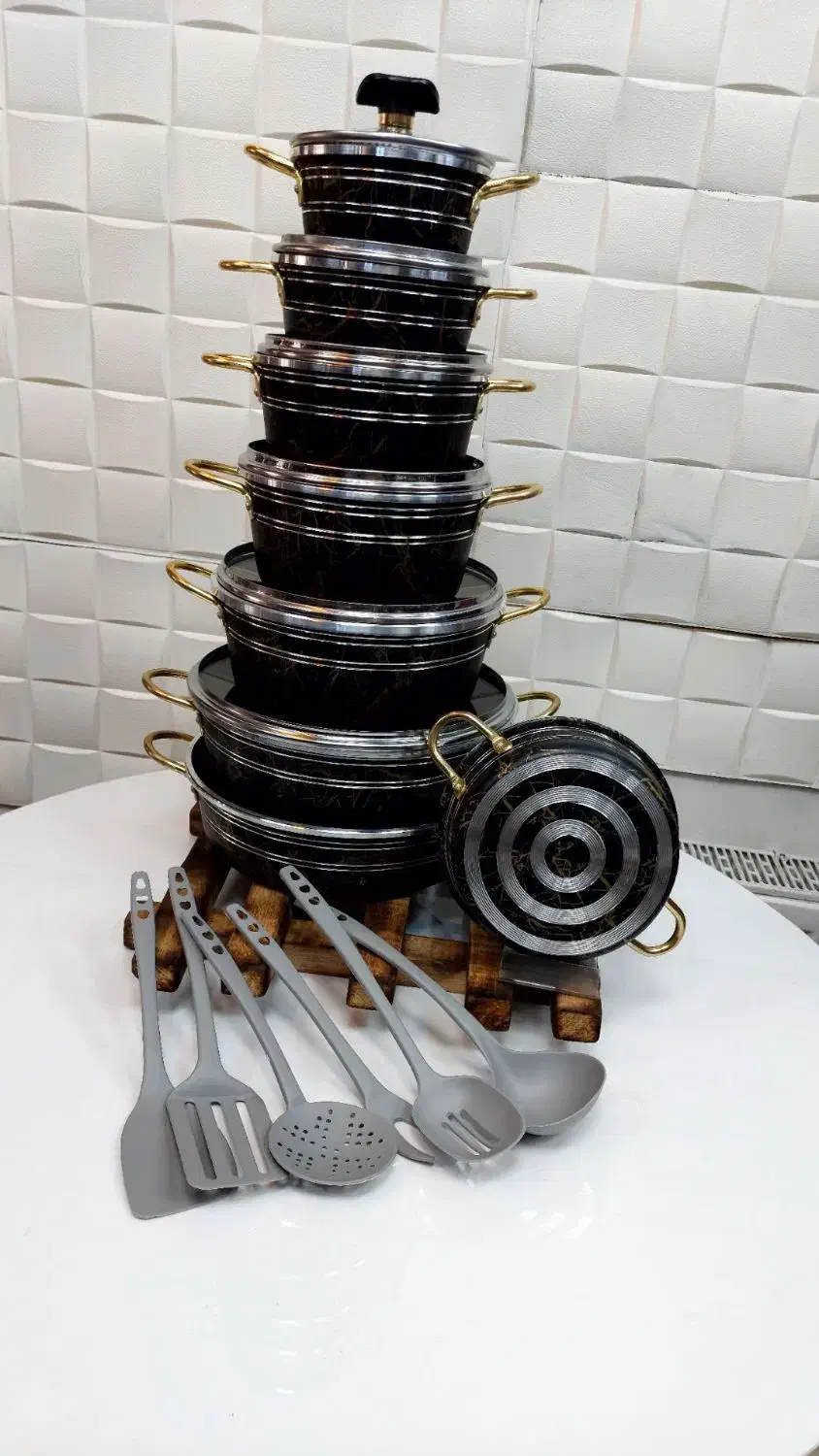 قابلمه 20پارچه ماربل باضمانت|ظروف پختوپز|تبریز, |دیوار