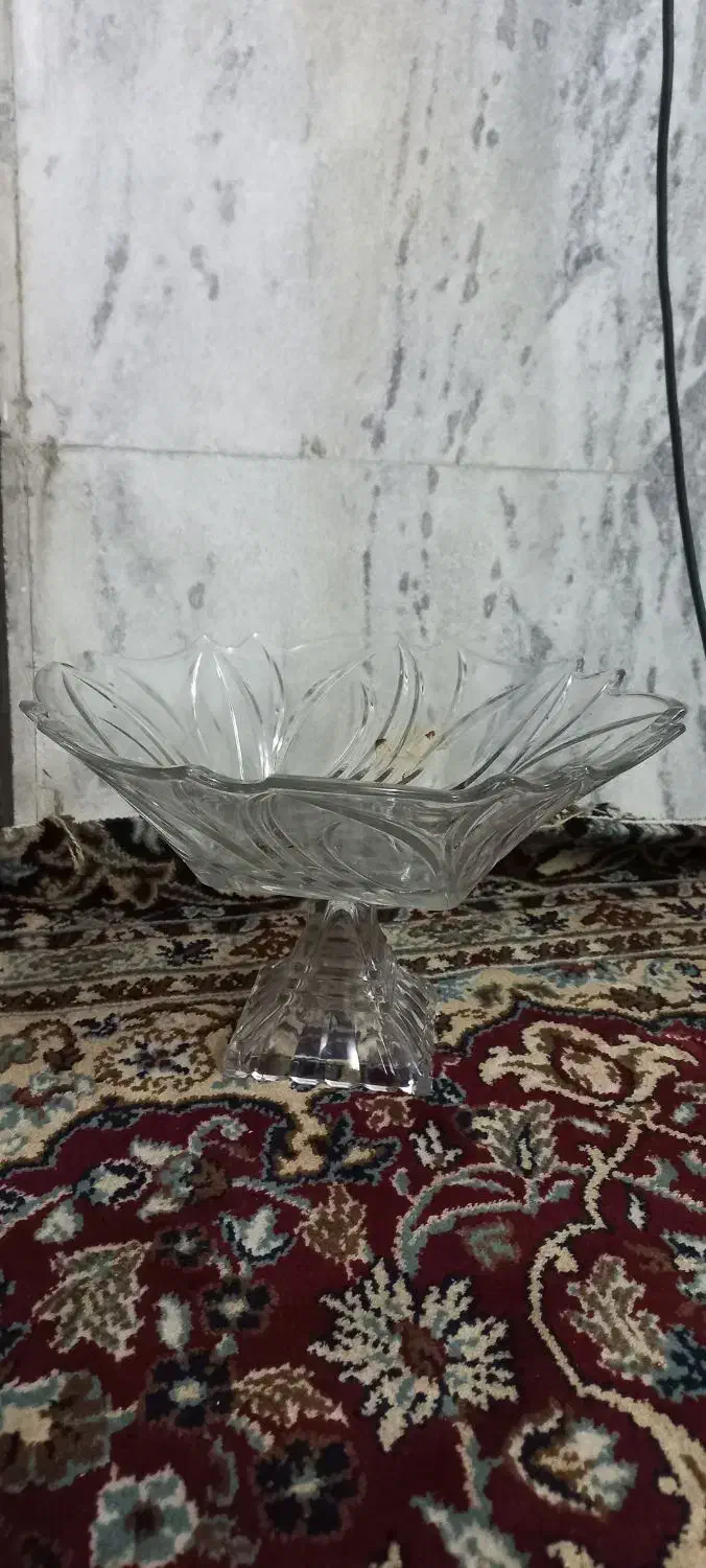 دو عدد ظرف میوه خوری شیشه ای|حراج|بروجرد, |دیوار