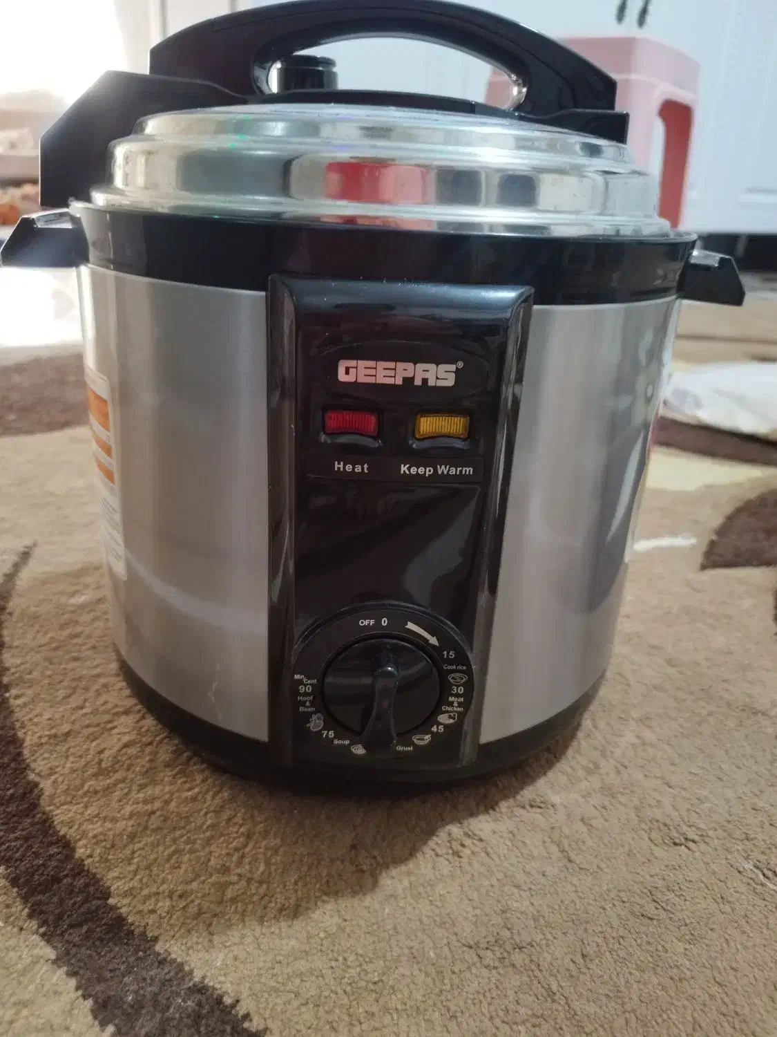 زود پز برقی جی پاس مدل GPC307 توان 1000 وات 6 لیتر|سایر لوازم برقی|فامنین, |دیوار