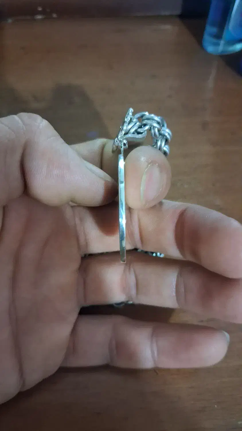 پلاک گردنبند نقره|جواهرات|اسلام‌شهر, شهرک مهدیه|دیوار