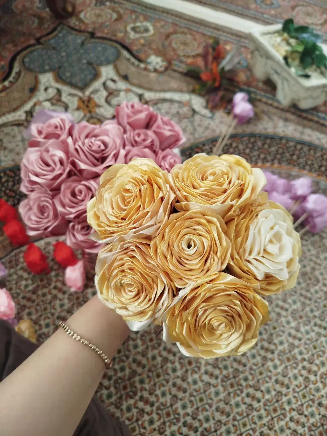 گل روبانی|گل مصنوعی|اردبیل, |دیوار