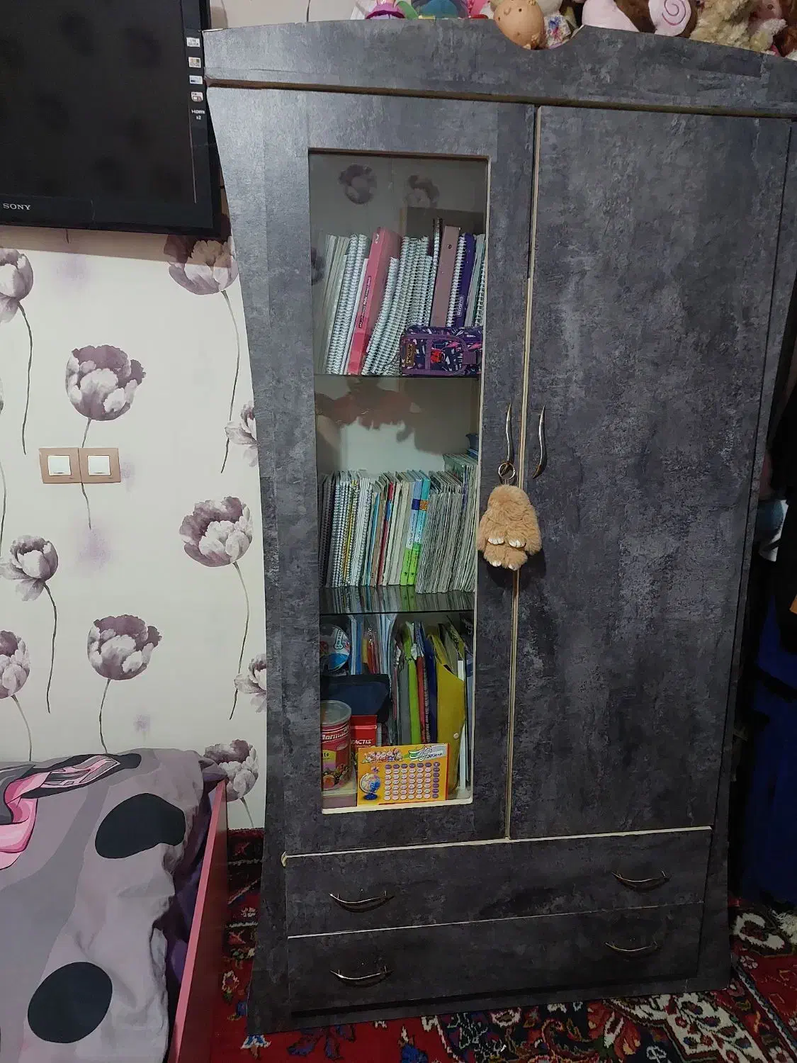 تخت و کمد و دراور|تخت و سرویس خواب|شیراز, فرهنگیان|دیوار