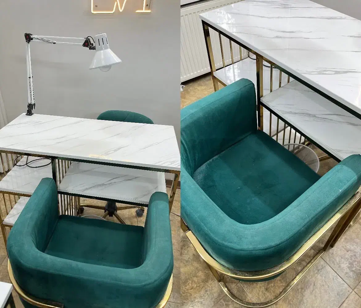 میز و صندلی ناخن و ترولی کاملا نو|آرایشگاه و سالن‌های زیبایی|اصفهان, برازنده|دیوار