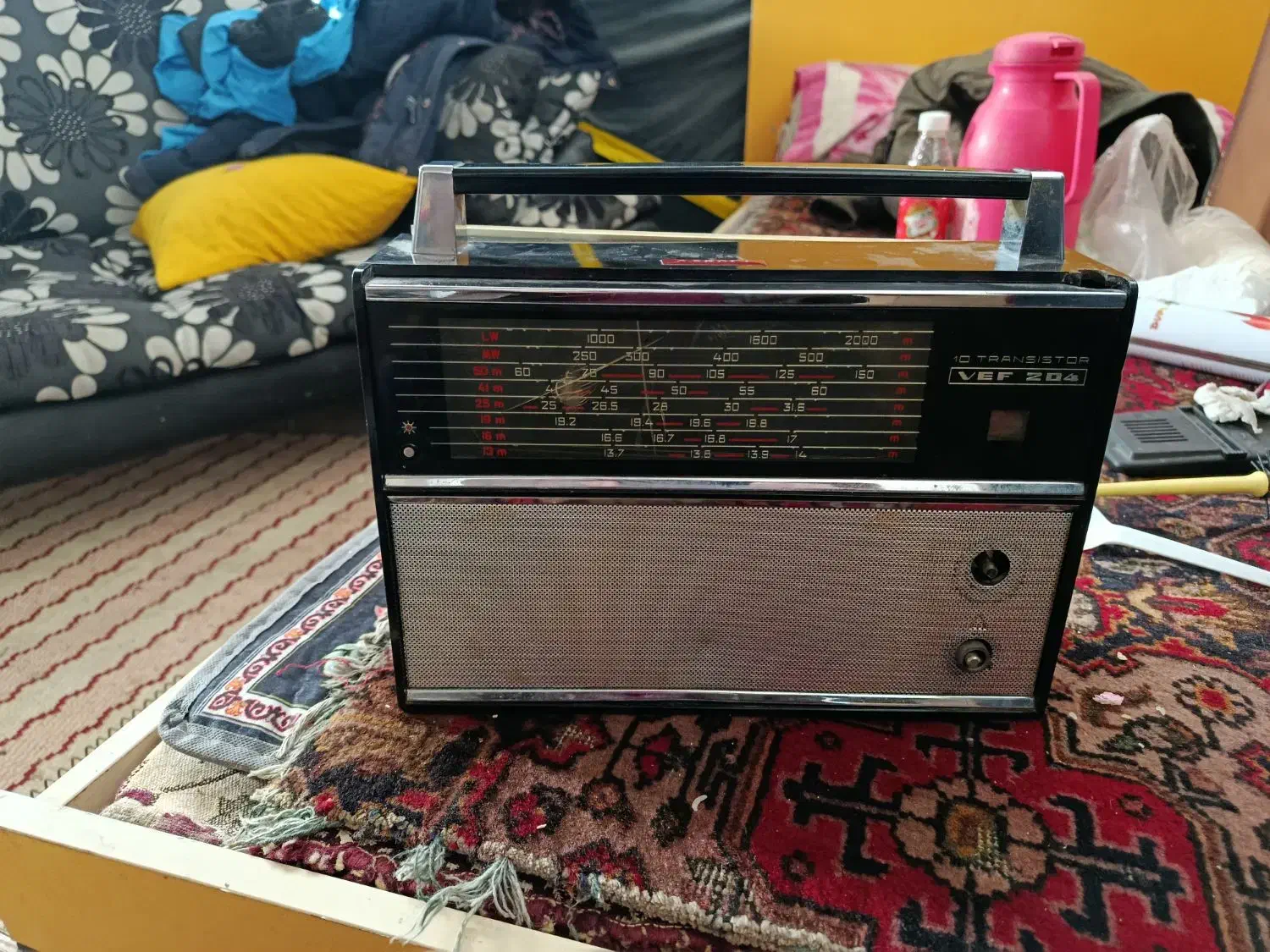 رادیو قدیمی کلکسیونی|کلکسیون اشیاء عتیقه|خسروشاه, |دیوار