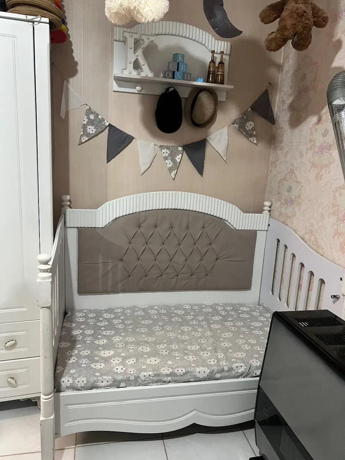 تخت نوزاد نونهال|تخت و سرویس خواب|پاکدشت, شهرک انقلاب|دیوار