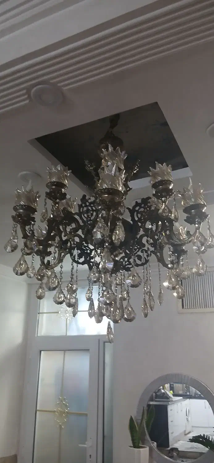 لوستربرنزاصلبالالههایشامپانی|لوستر و چراغ آویز|قرچک, مهدیه|دیوار