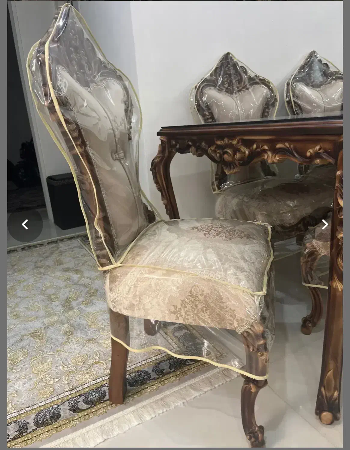 ناهار خوری شش نفره|میز و صندلی غذاخوری|مهاجران, |دیوار