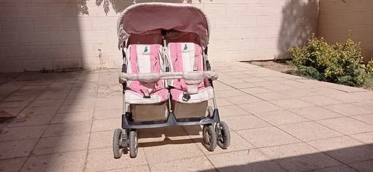 کالسکه دوقلوکارکرده|کالسکه و لوازم جانبی|کهریزک, |دیوار