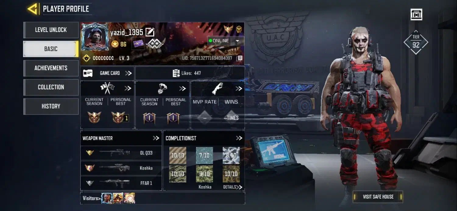 اکانت کالاف دیوتی موبایل|کنسول، بازی ویدئویی و آنلاین|مشهد, شهرک مهرگان|دیوار