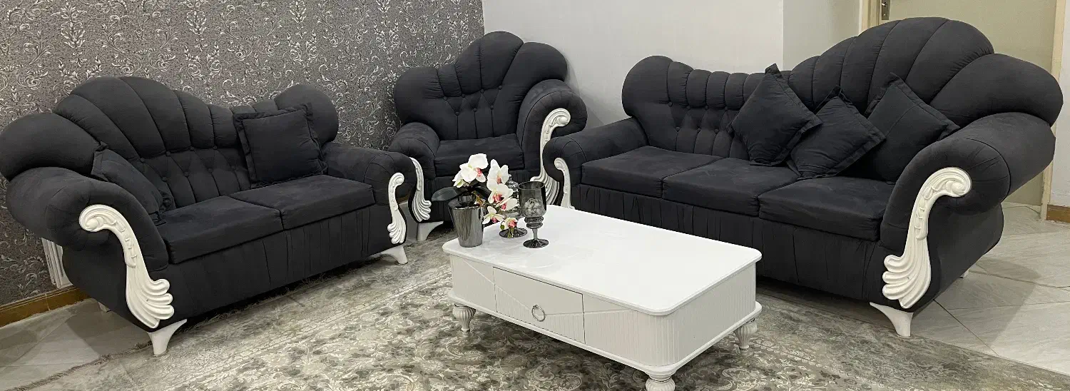 مبل هفت نفره با میز وسط|مبلمان خانگی و میز عسلی|هشتگرد, هیو|دیوار