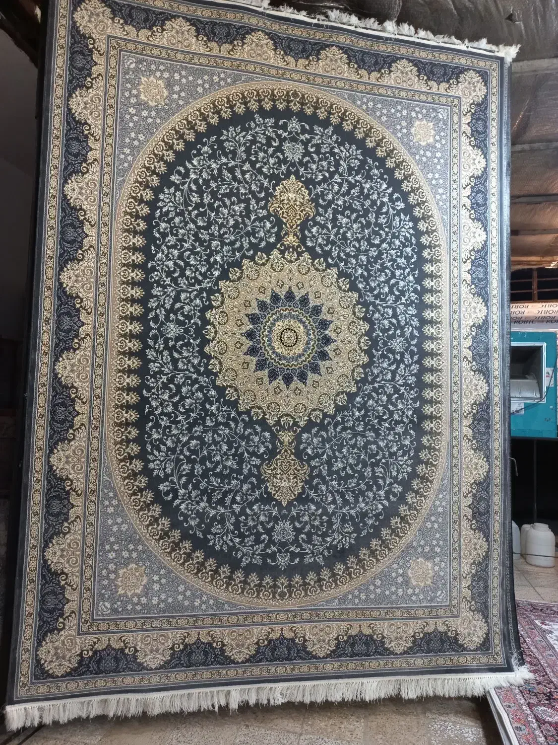 فرش آهو تکی به قیمت عمده|فرش|اصفهان, زاجان|دیوار