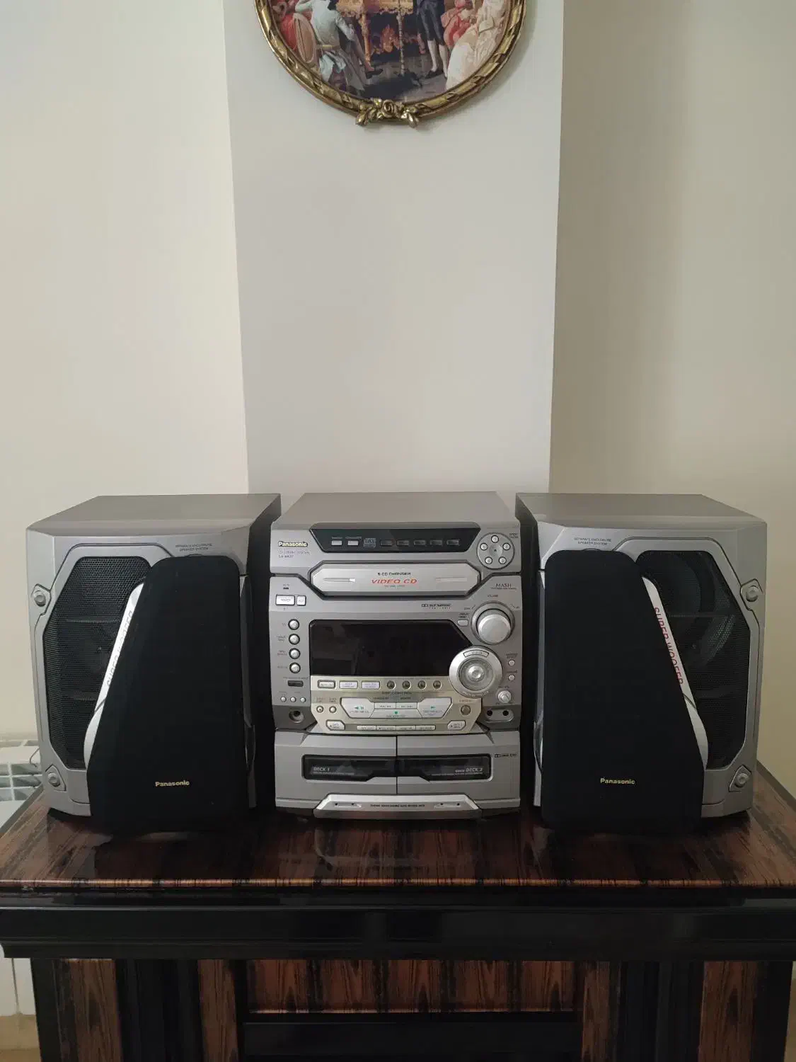 رادیو ضبط سی دی خور پاناسونیک اصل|سیستم صوتی خانگی|تبریز, |دیوار