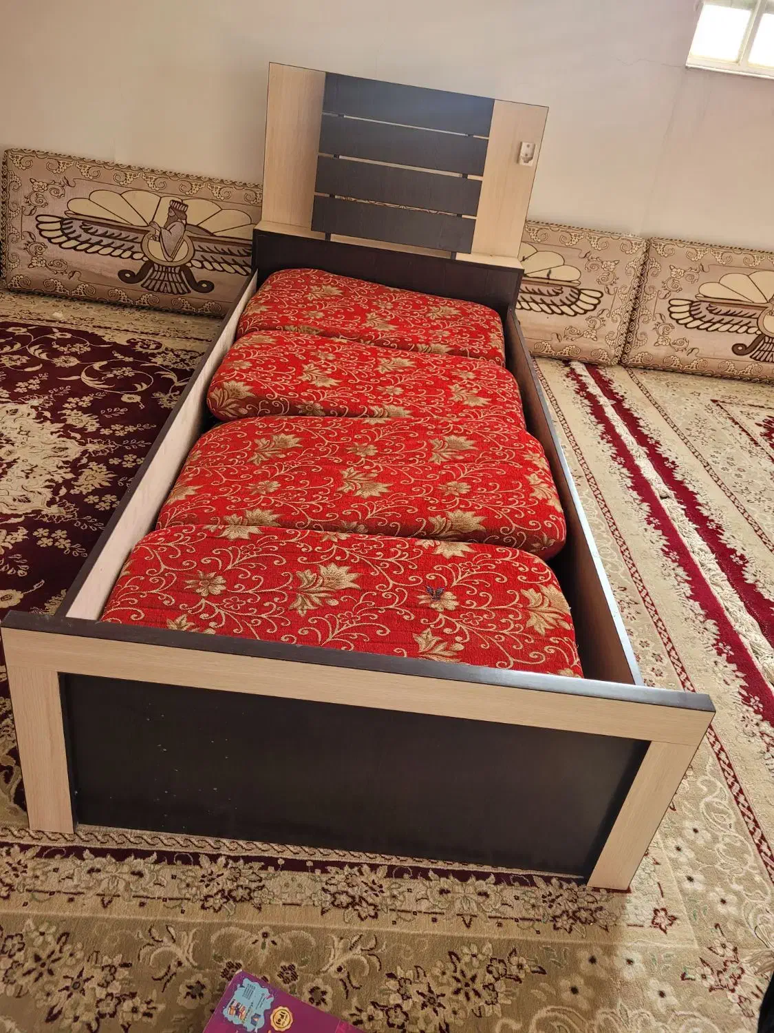 تخت خواب یک نفره|تخت و سرویس خواب|هندیجان, |دیوار